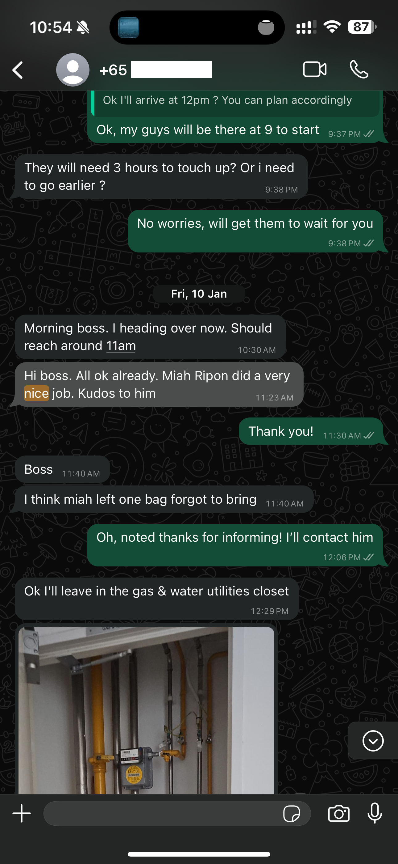 Customer testimonial